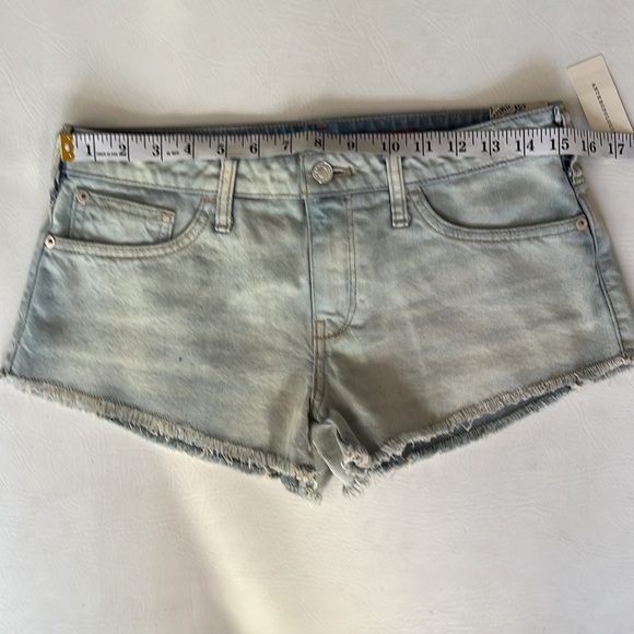 ANTHROPOLOGIE PILCRO DENIM MICRO SHORTS LIGHT DENIM SIZE 25 NWT - Picture 6 of 7